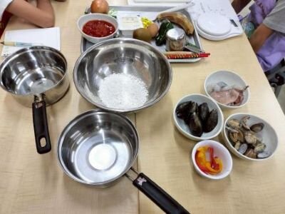 葛城コープ委員会： 夏休み企画　“親子料理教室”　4つの料理を作りました