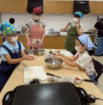 葛城コープ委員会： 夏休み企画　“親子料理教室”　4つの料理を作りました