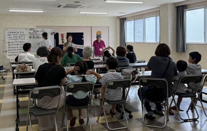 平群コープ委員会：夏休み企画　楽しく体験しながら環境について学びました