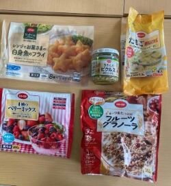 西大寺コープ委員会:コープの人気商品の試食学習会“朝食メニューの提案”もありました